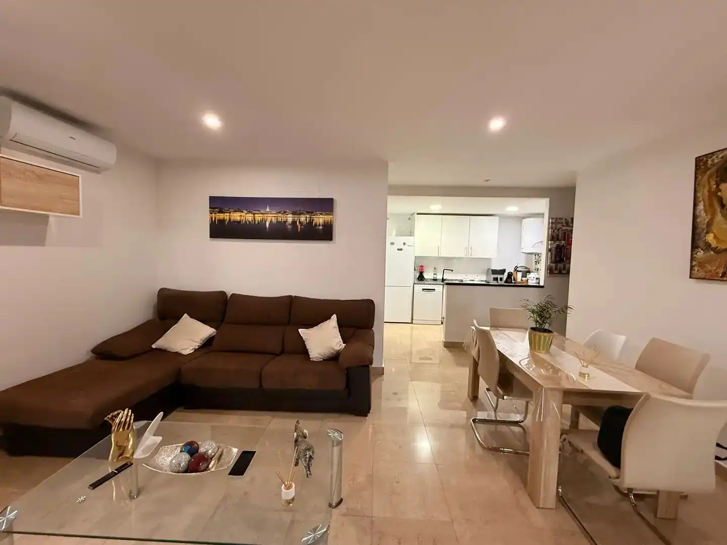 Sala de estar de Piso en venta en Manilva