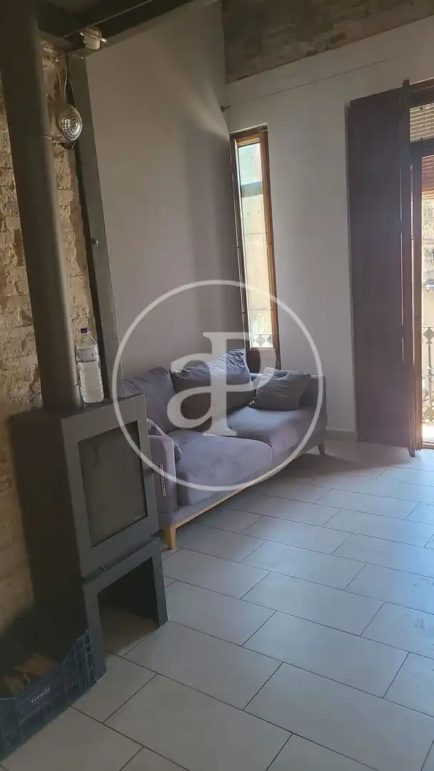 Sala d'estar de Pis de lloguer en Valencia amb Aire condicionat, Calefacció i Terrassa