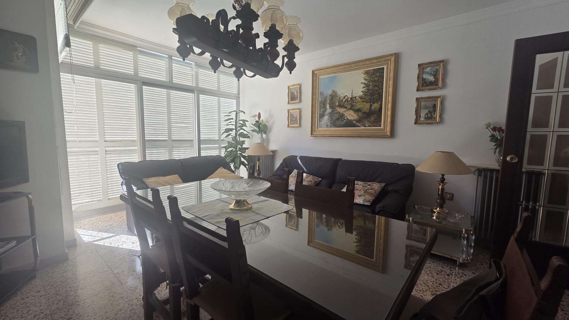 Dining room of Flat for sale in  Lleida Capital  with Heating and Balcony