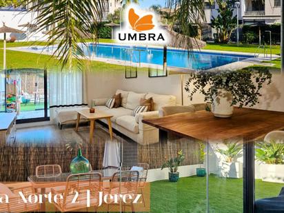 Exterior view of Planta baja for sale in Jerez de la Frontera  with Air Conditioner, Heating and Private garden