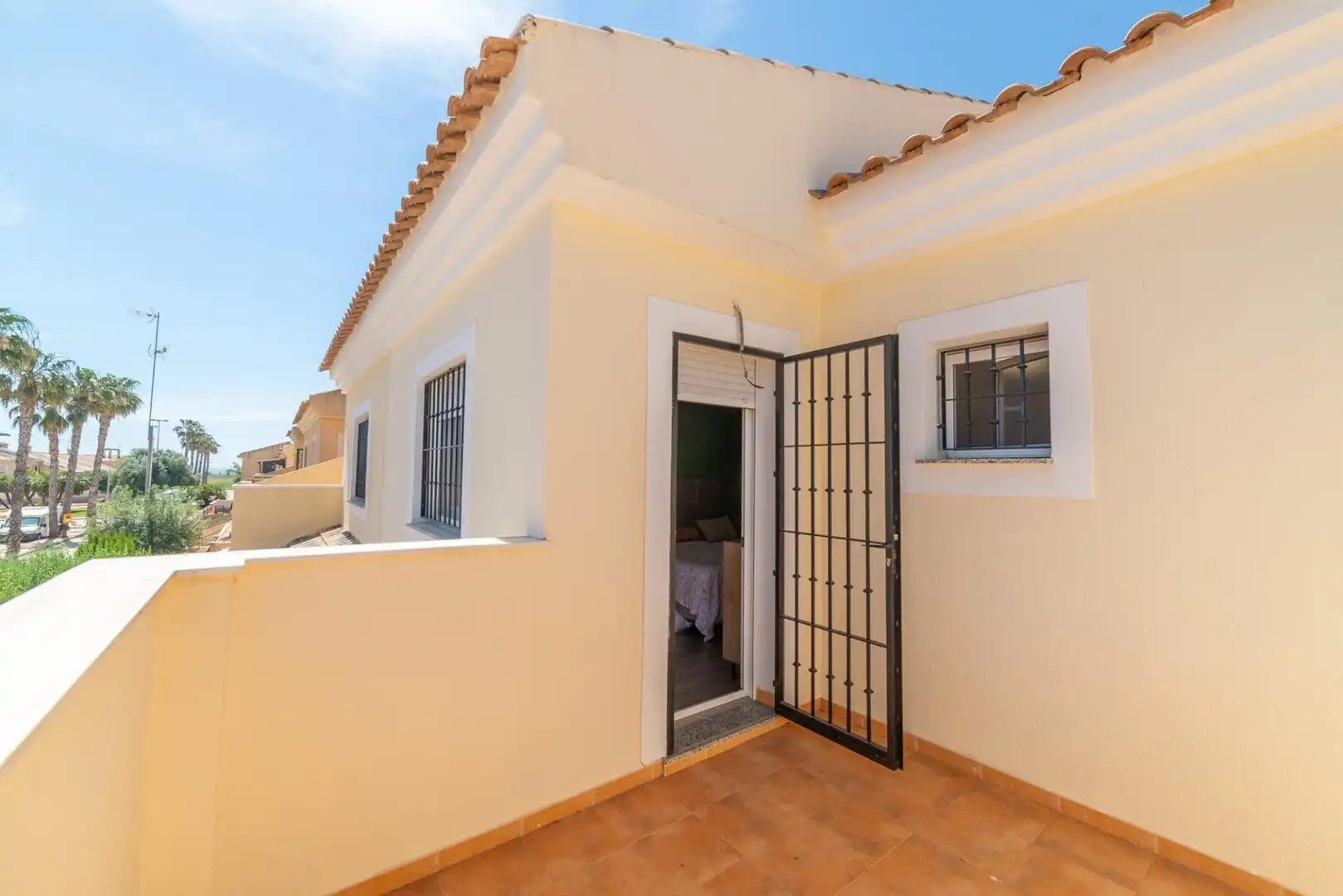 Vista exterior de Casa adosada en venta en San Javier con Aire acondicionado, Terraza y Trastero