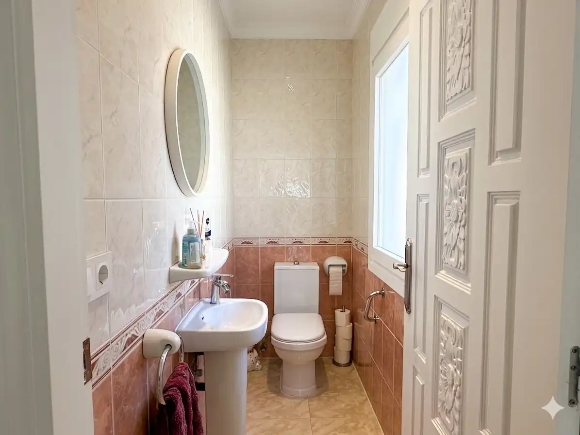 Bathroom of Houses for sale in Dénia  with Air Conditioner, Private garden and Terrace