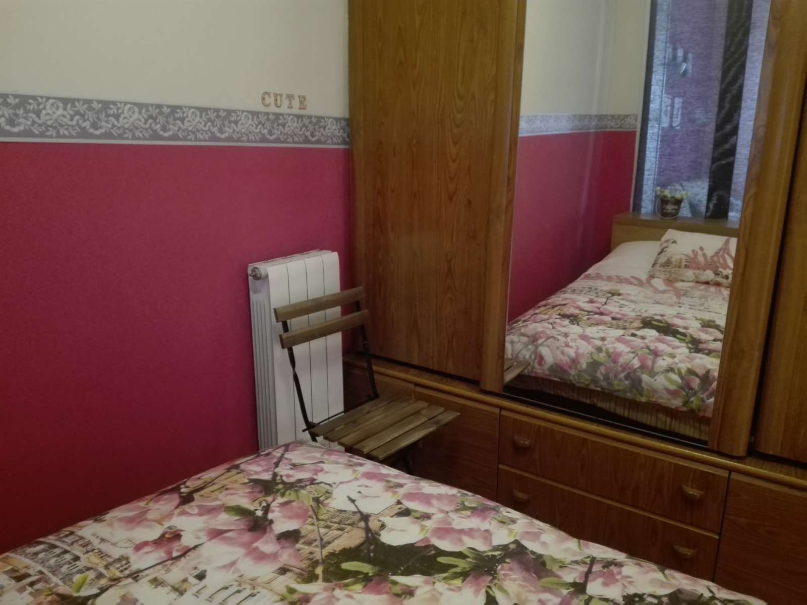 Dormitori de Apartament per a compartir en Bilbao  amb Aire condicionat i Terrassa