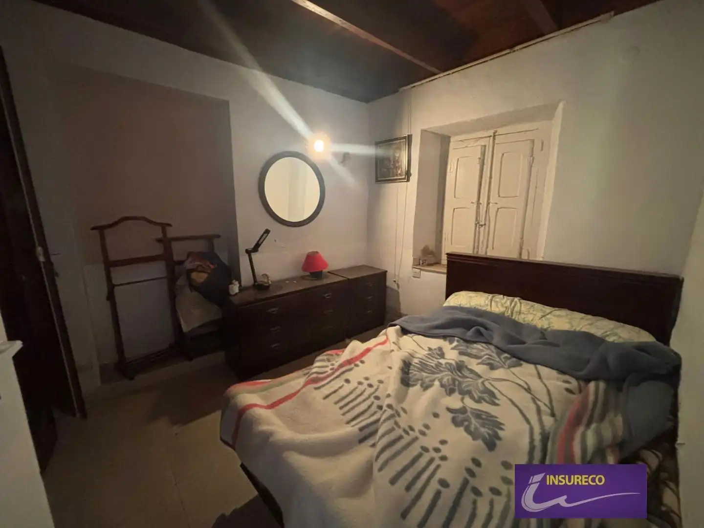 Bedroom of Houses for sale in Pobladura de Pelayo García  with Heating, Storage room and Furnished