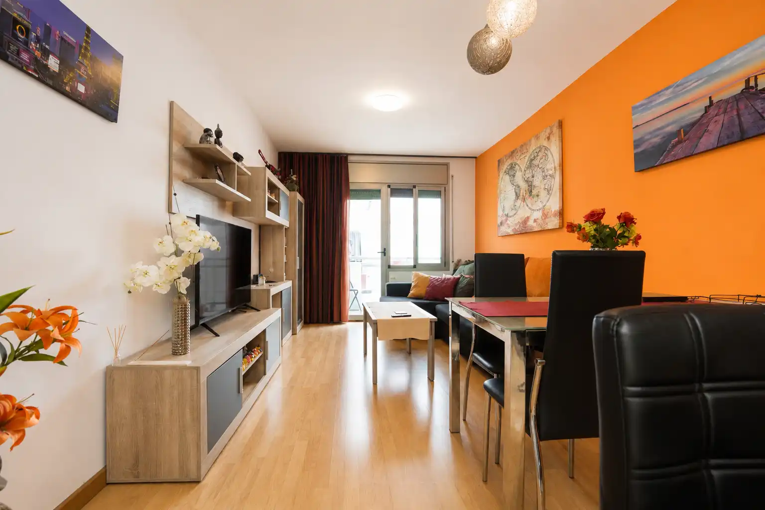 Wohnzimmer von Wohnung zum Verkauf in La Pobla de Mafumet mit Klimaanlage und Balkon