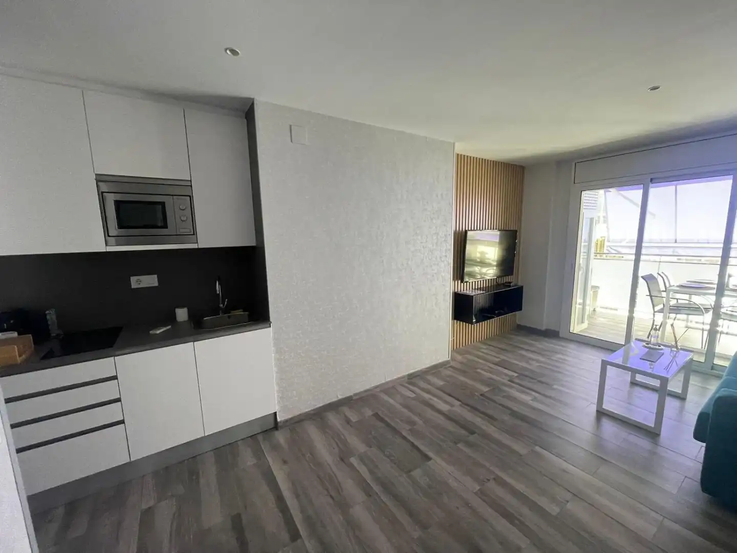 Wohnzimmer von Wohnung zum Verkauf in Salou mit Klimaanlage, Heizung und Terrasse