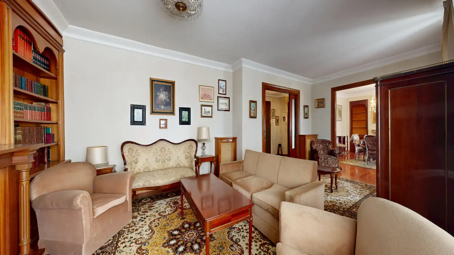 Living room of Houses for sale in Tafalla  with Heating, Private garden and Parquet flooring