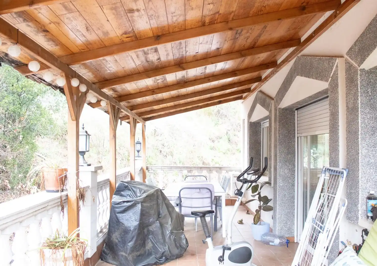 Terrassa de Casa o xalet en venda en Sant Celoni amb Aire condicionat, Calefacció i Jardí privat