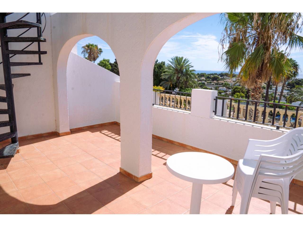 Terrace of Single-family semi-detached for sale in Calpe / Calp  with Air Conditioner, Terrace and Furnished