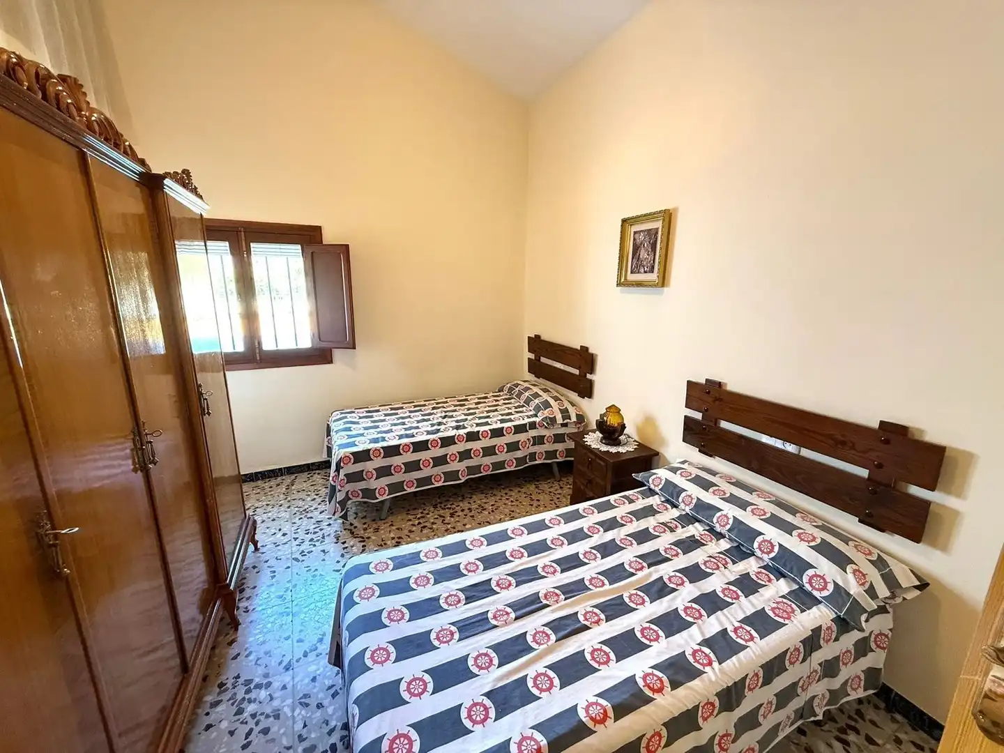 Schlafzimmer von Einfamilien-Reihenhaus zum Verkauf in Pulpí mit Heizung, Terrasse und Abstellraum