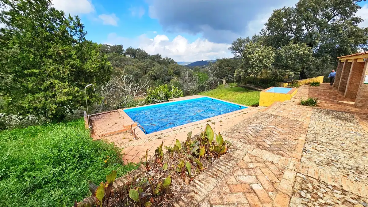 Piscina de Finca rústica en venta en Cortegana con Jardín privado, Terraza y Piscina