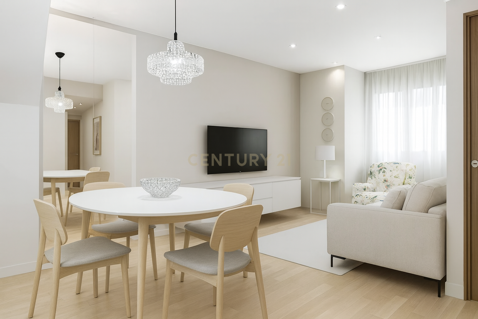 Living room of Flat for sale in Martorell  with Air Conditioner and Terrace