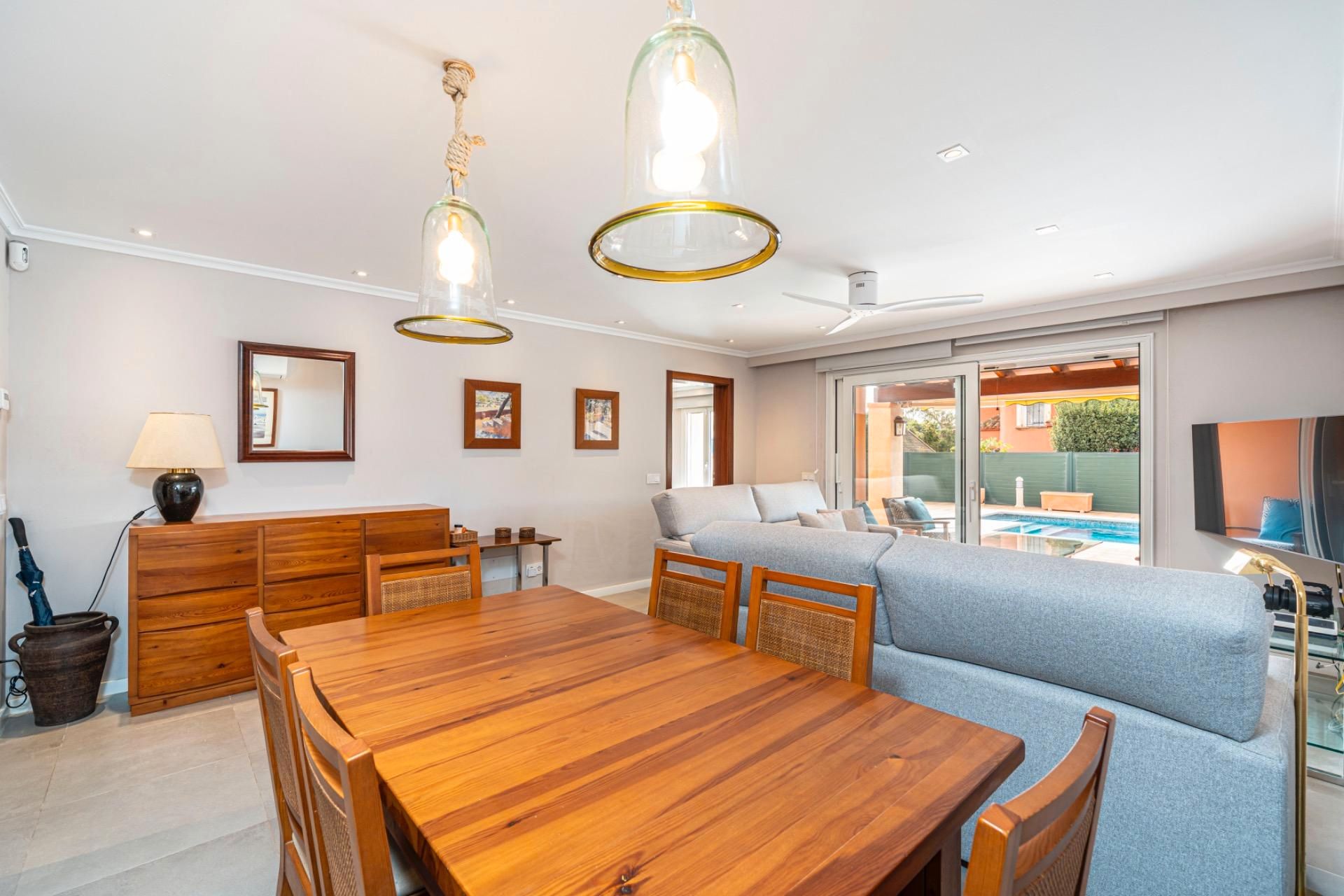 Esszimmer von Haus oder Chalet zum Verkauf in Campos mit Klimaanlage, Heizung und Privatgarten