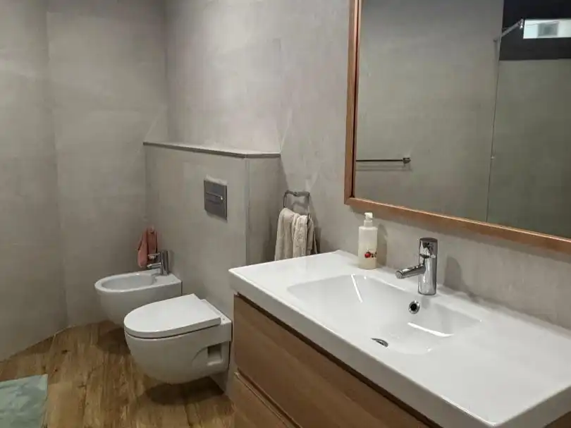 Baño de Casa o chalet para compartir en Lliçà d'Amunt con Jardín privado, Terraza y Piscina