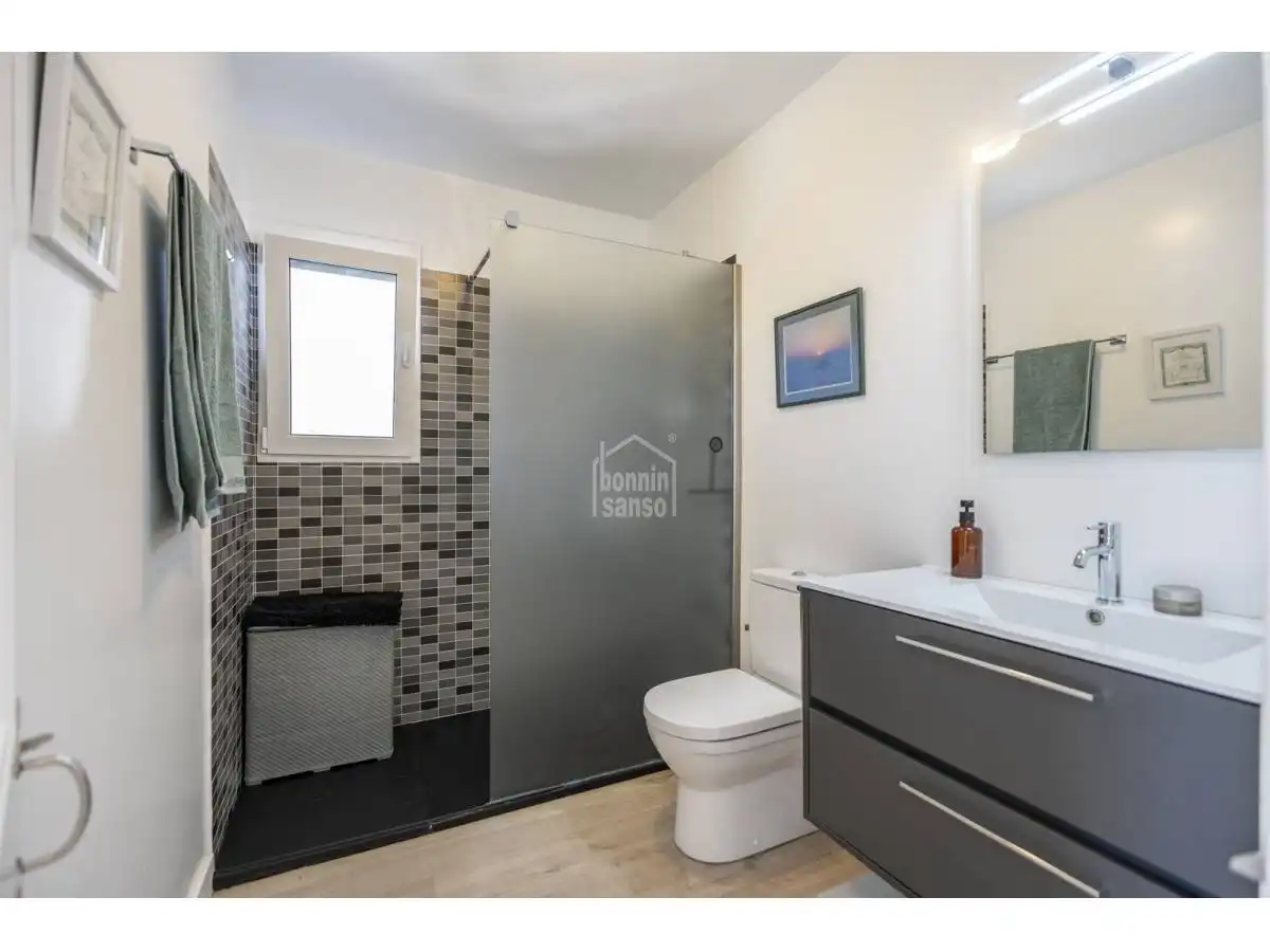 Baño de Casa o chalet en venta en Ferreries con Jardín privado, Terraza y Piscina