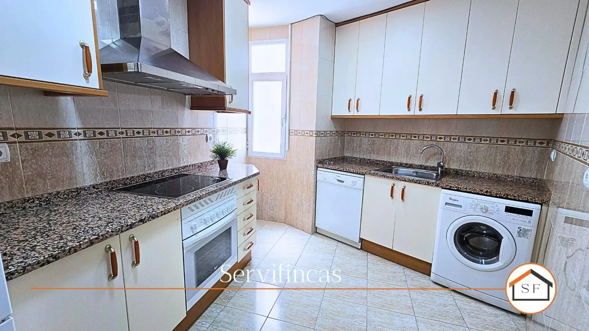 Kitchen of Flat for rent in Madrid  with Heating, Terrace and Balcony