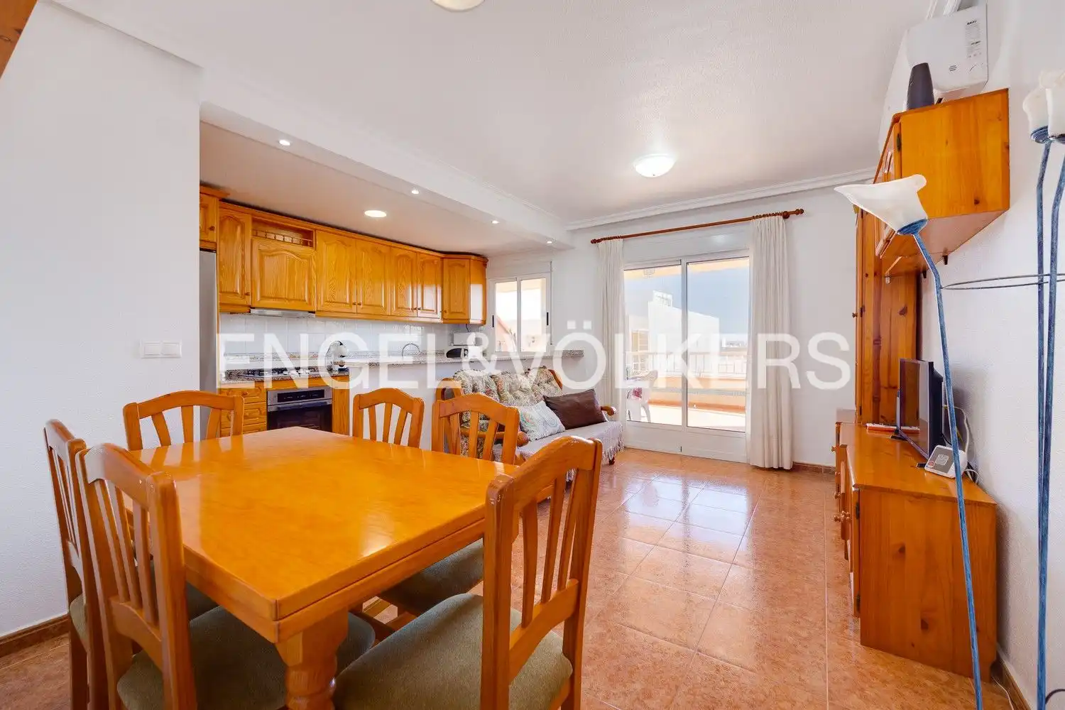 Dining room of Attic for sale in Guardamar del Segura  with Air Conditioner, Heating and Terrace