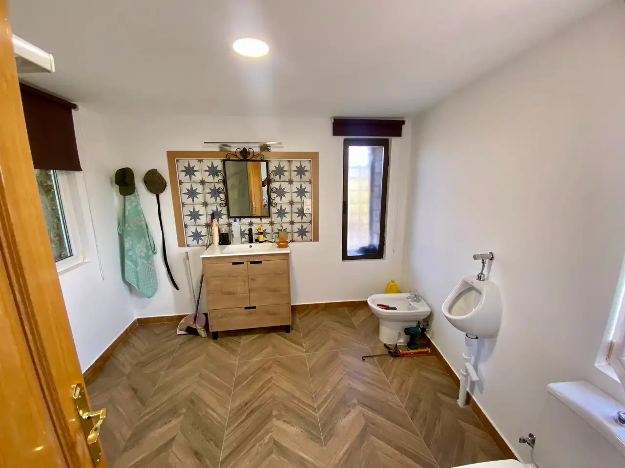 Bathroom of Houses for sale in Villarrubia de los Ojos  with Air Conditioner, Heating and Private garden