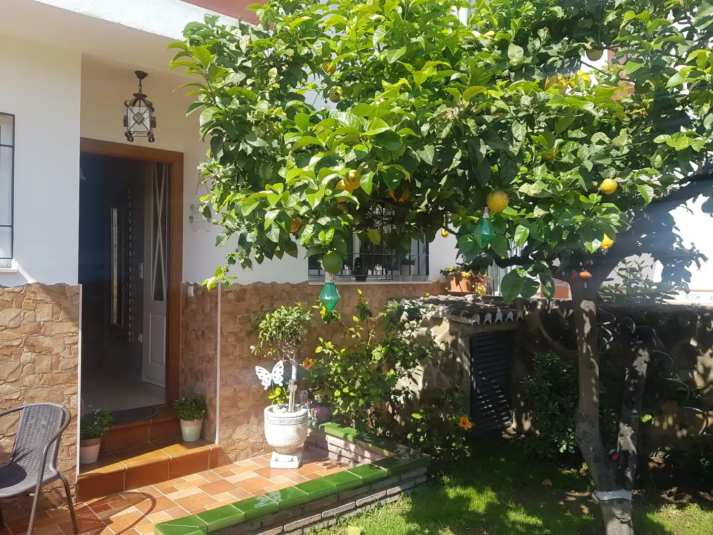 Jardín de Casa o chalet en venta en Nerja con Aire acondicionado, Jardín privado y Terraza
