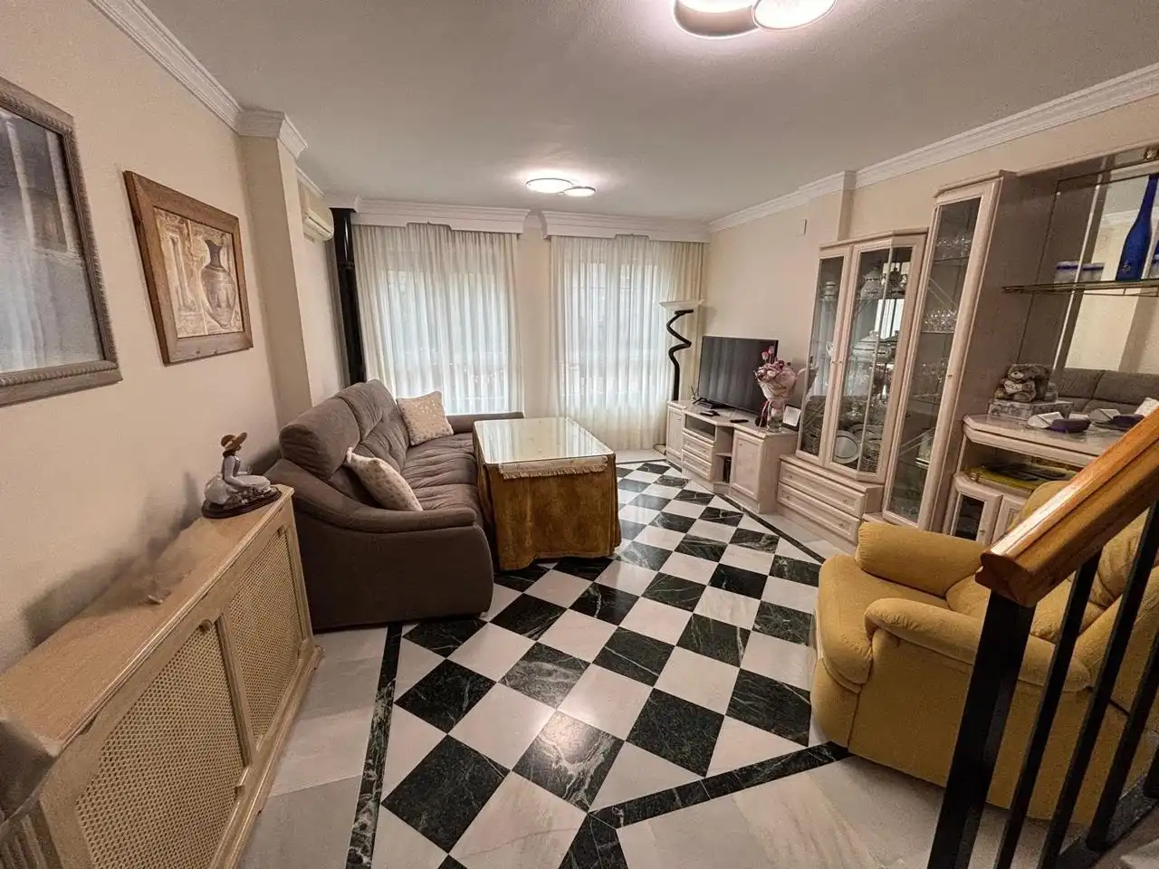 Sala de estar de Casa o chalet en venta en Cájar con Aire acondicionado y Terraza