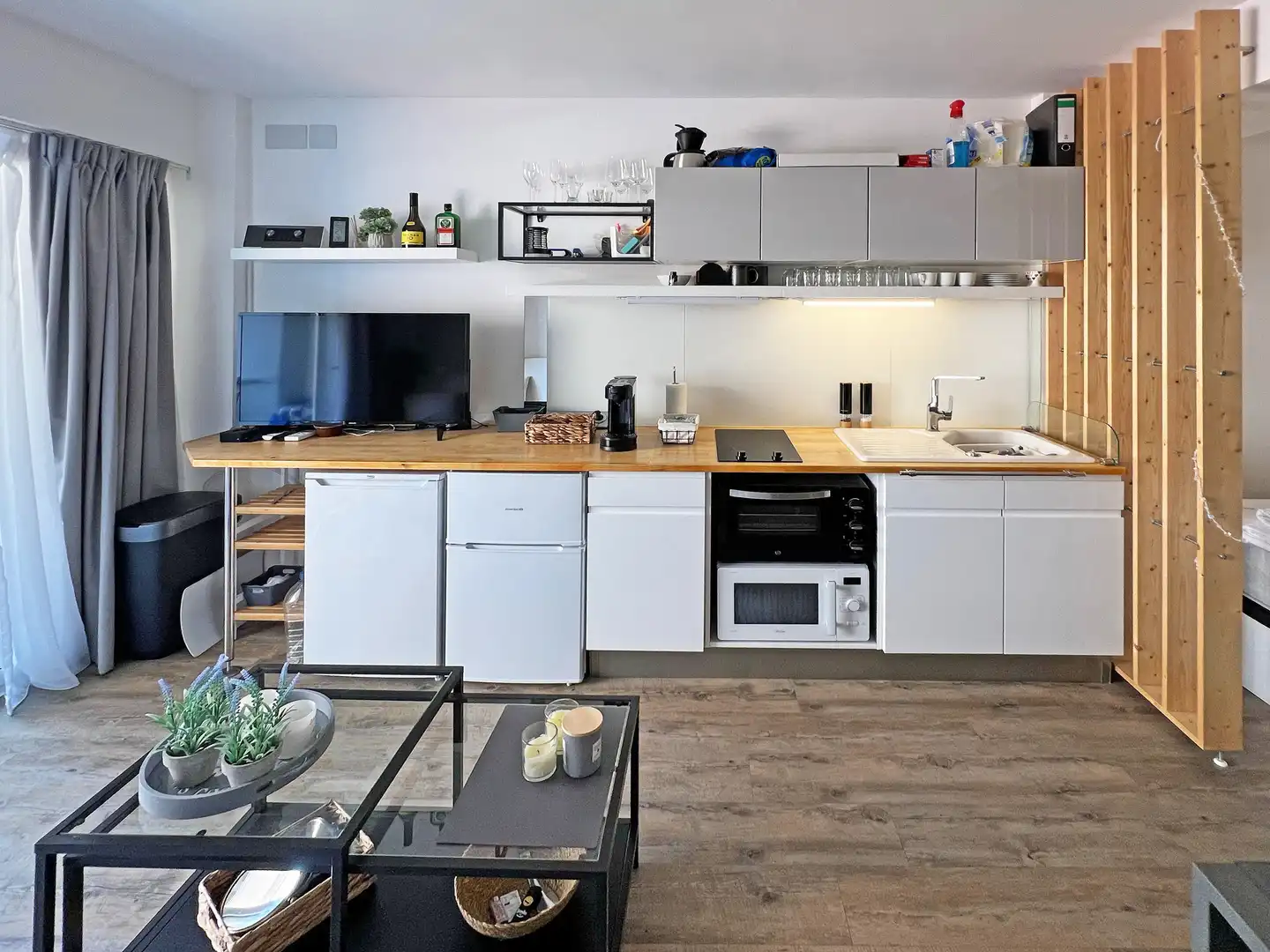 Cocina de Apartamento en venta en Roses con Aire acondicionado, Amueblado y Balcón