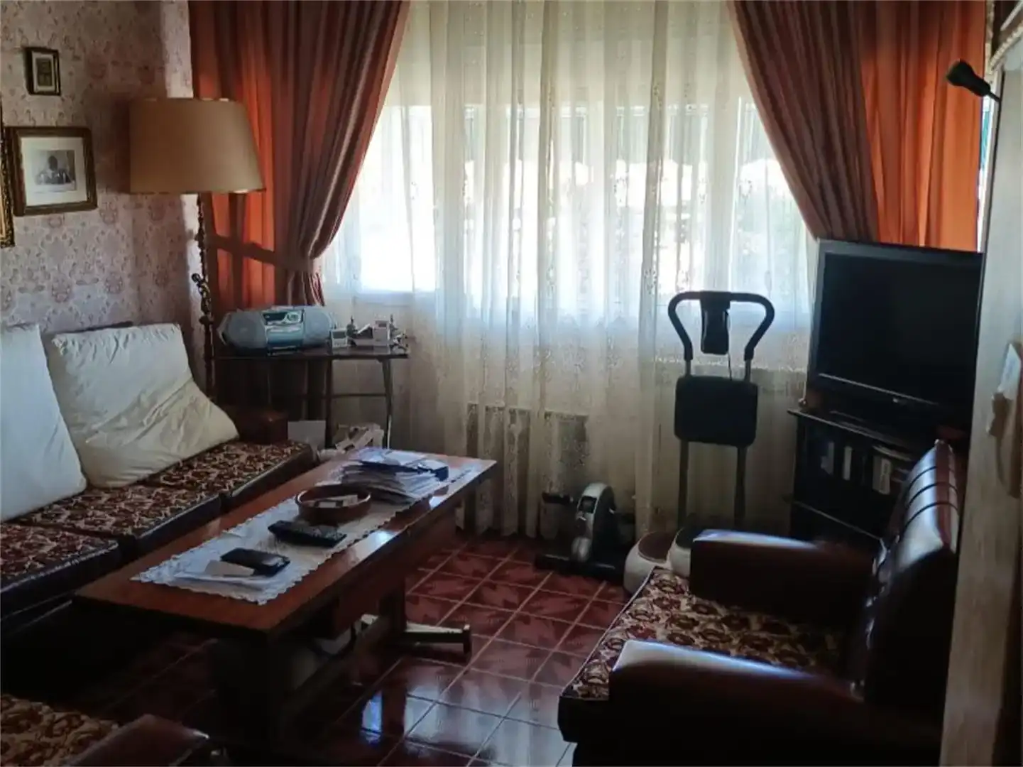 Sala de estar de Piso en venta en Riofrío de Aliste con Jardín privado y Piscina