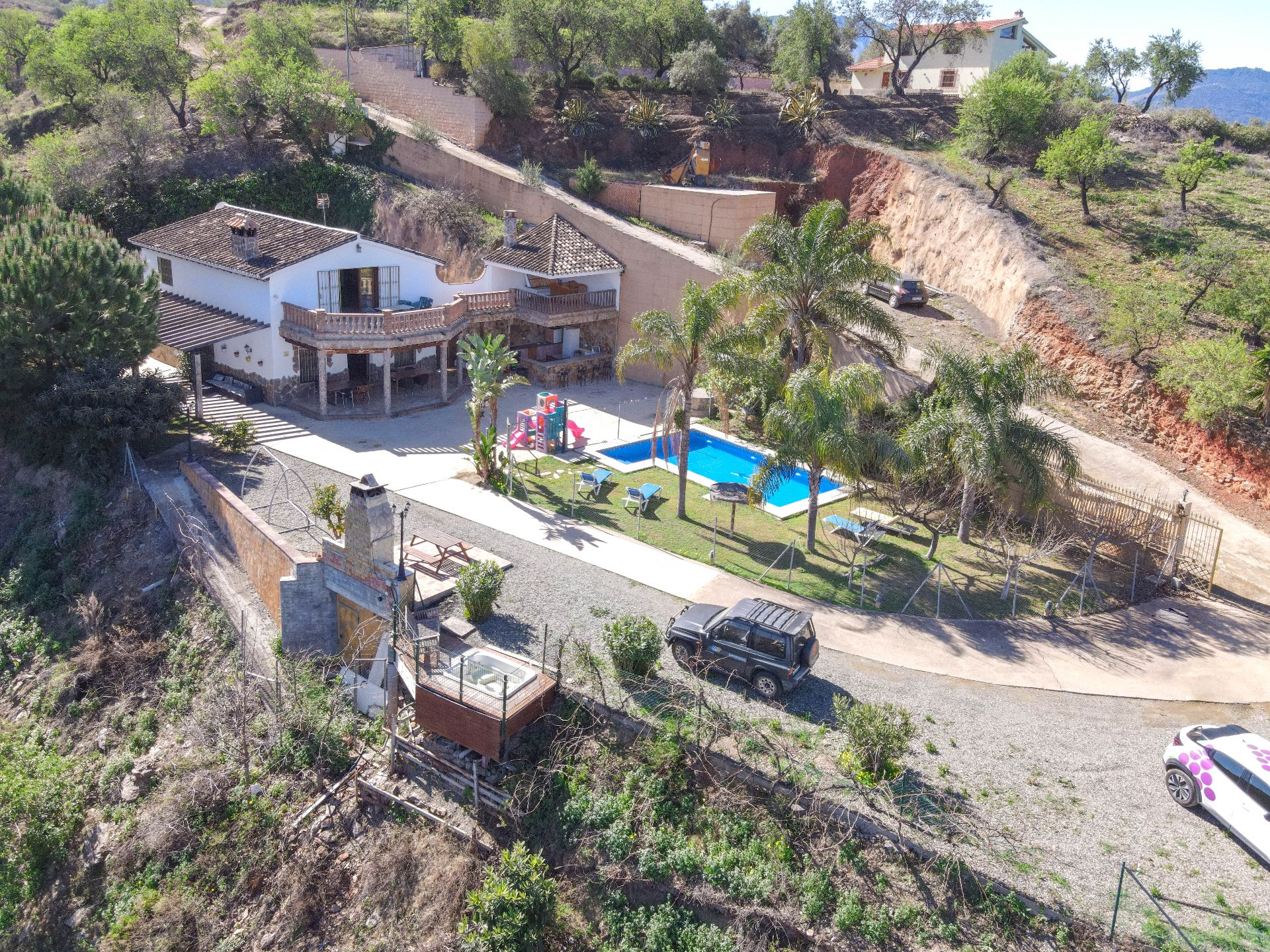Piscina de Casa o xalet en venda en Guaro amb Jardí privat i Piscina