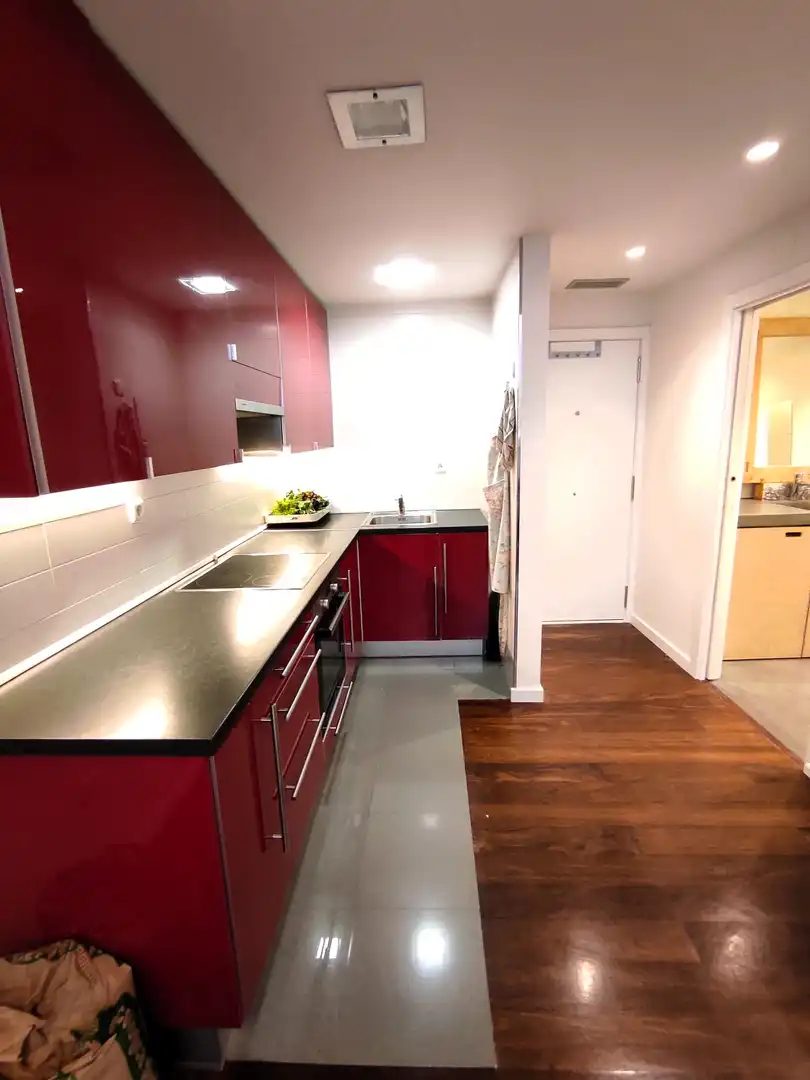 Cocina de Apartamento en venta en Eibar con Calefacción, Parquet y Horno