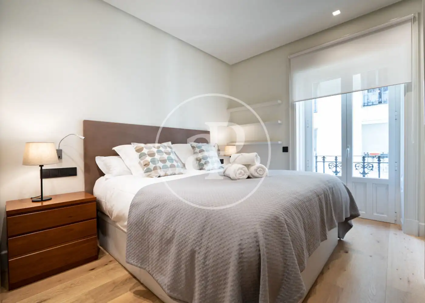 Schlafzimmer von Wohnung zur Miete in Barrio de Salamanca