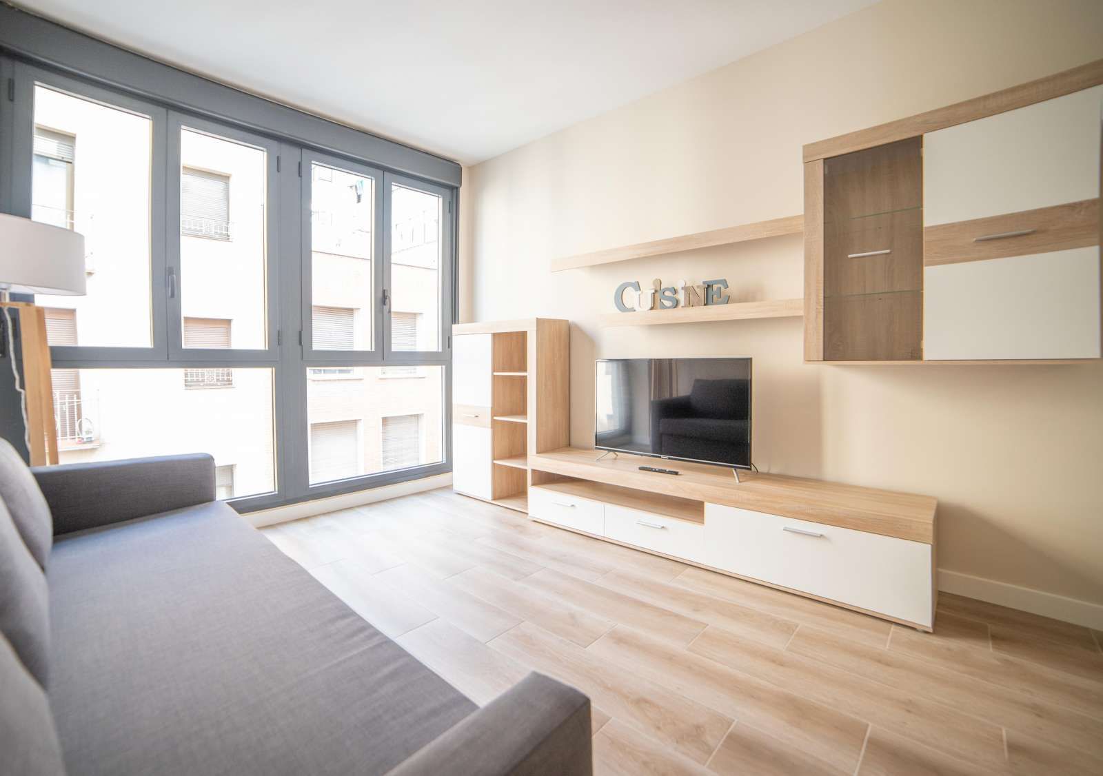 Sala d'estar de Apartament per a compartir en  Madrid Capital amb Aire condicionat, Calefacció i Terrassa