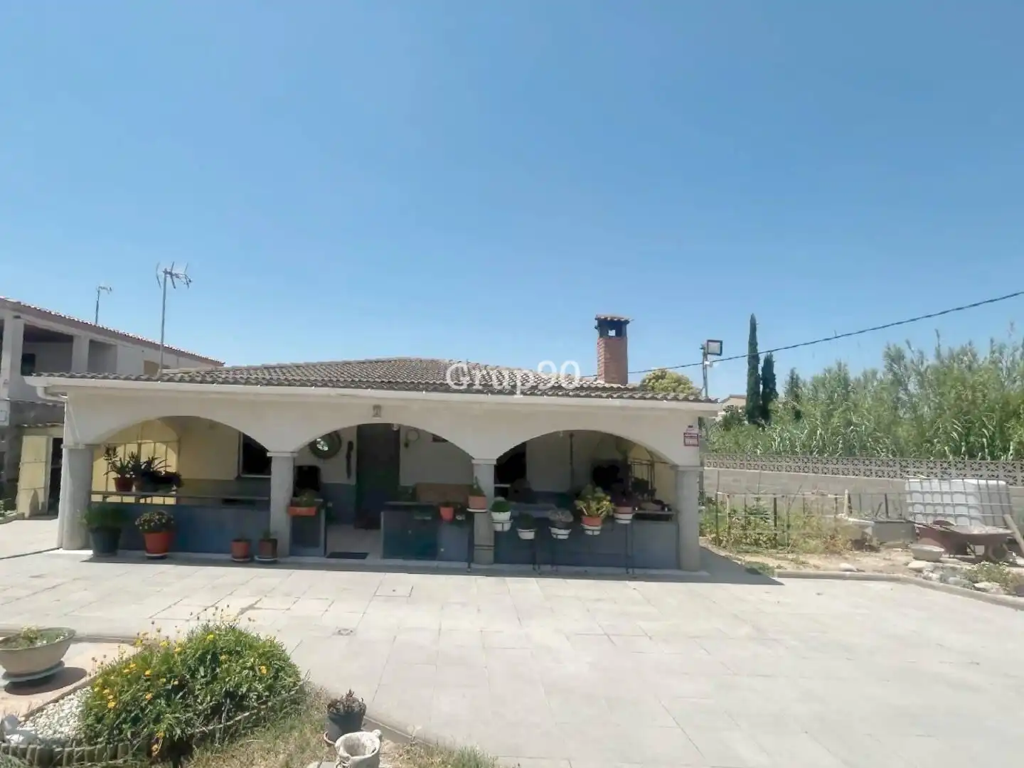 Vista exterior de Casa o xalet en venda en Alcoletge amb Calefacció, Jardí privat i Traster