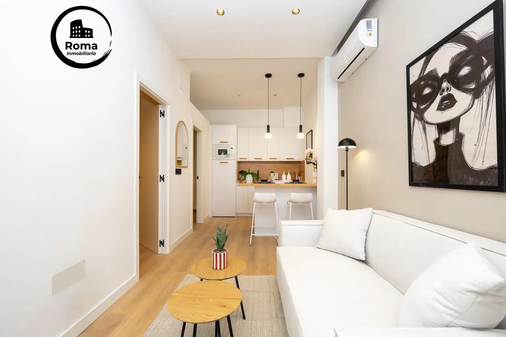 Sala d'estar de Pis en venda en Granada amb Aire condicionat i Moblat