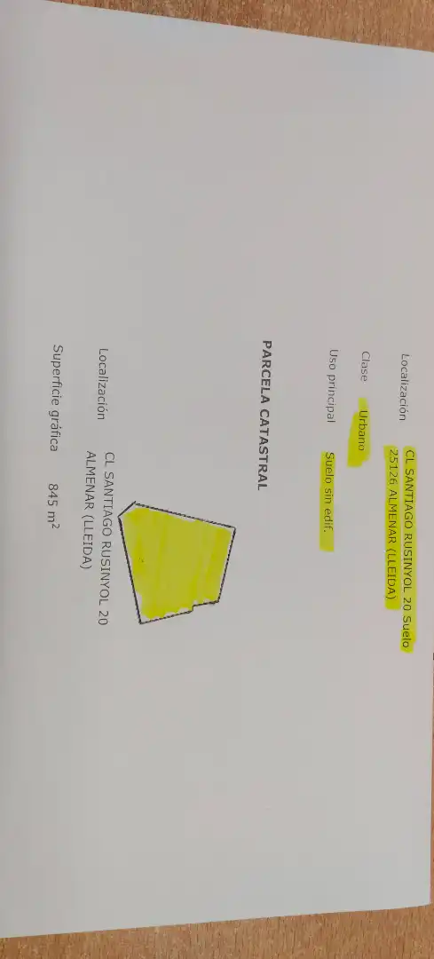 Terreny residencial en venda a Almenar, imagen 5