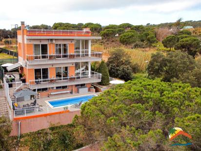 Exterior view of House or chalet for sale in Lloret de Mar  with Air Conditioner, Heating and Private garden