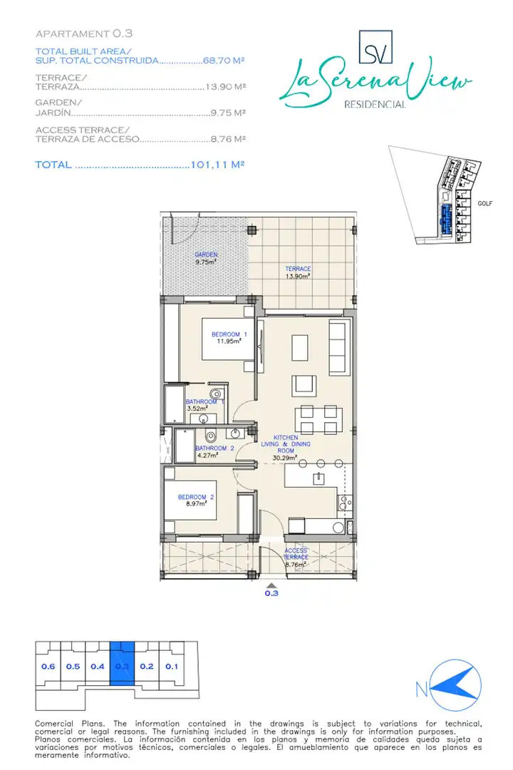 Apartment zum Verkauf in Las Lomas de Rame - Bahía Bella, imagen 4