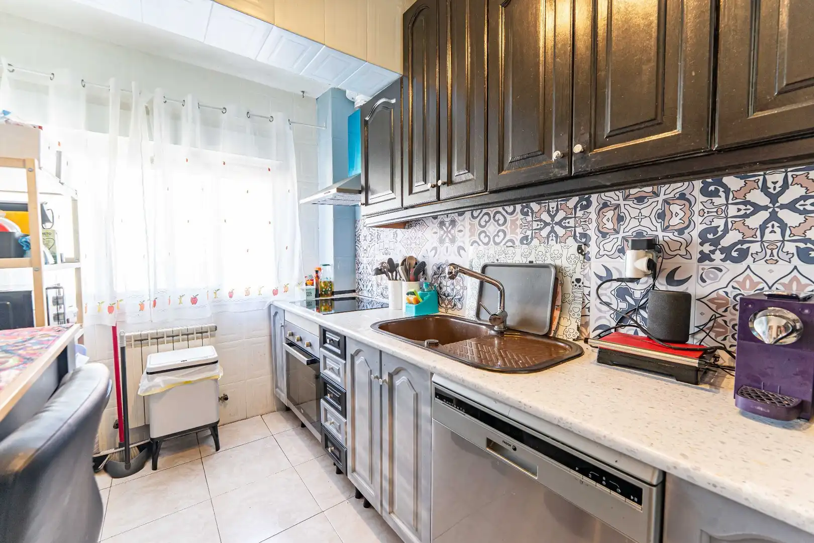 Kitchen of Flat for sale in Móstoles  with Heating and Terrace