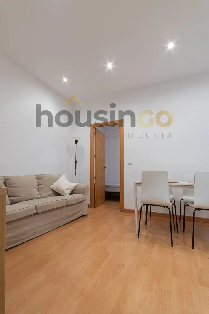 Sala de estar de Piso de alquiler en Madrid con Aire acondicionado, Calefacción y Amueblado