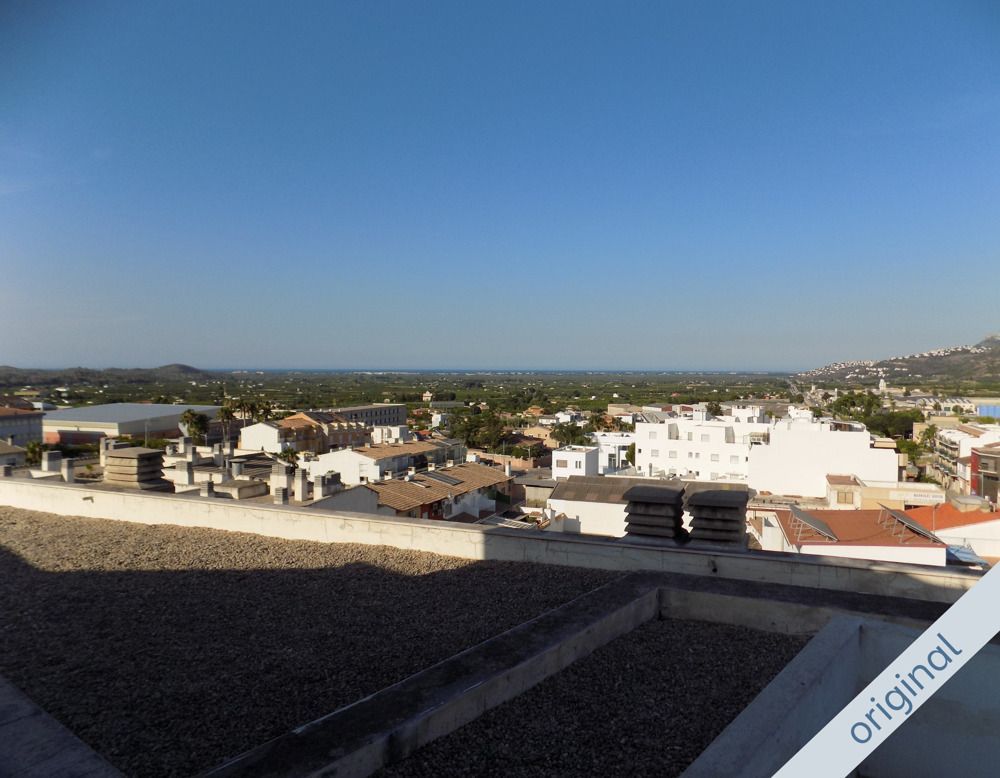 Vista exterior de Àtic en venda en Pego amb Aire condicionat, Calefacció i Terrassa