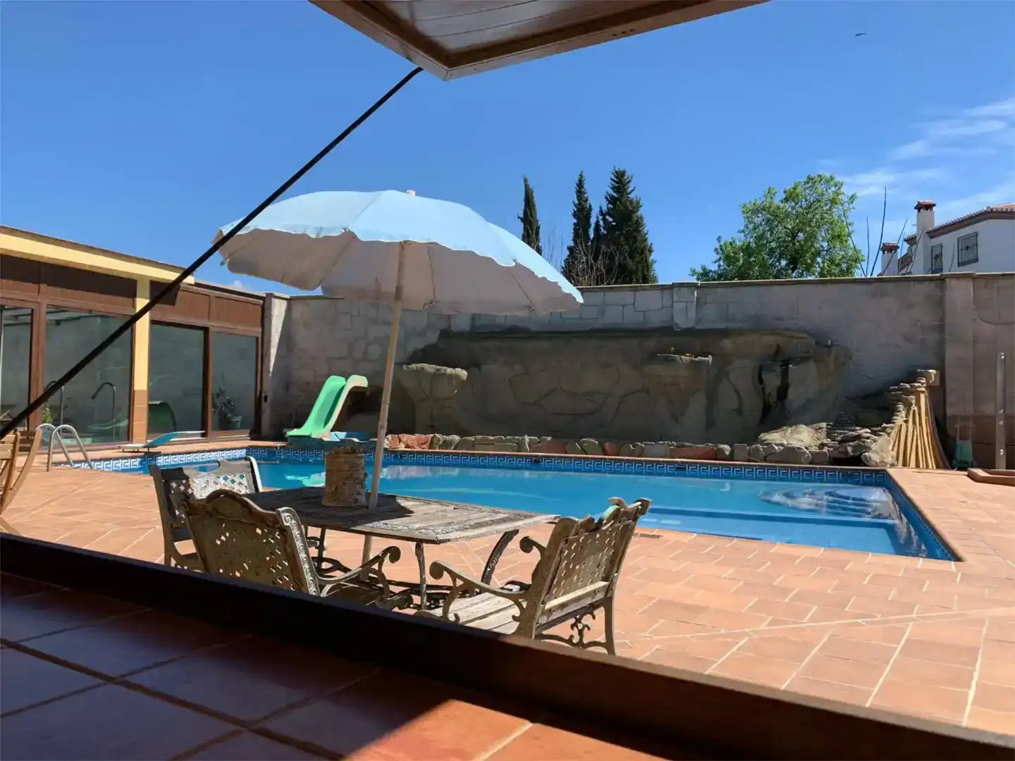 Piscina de Pis en venda en Villa de Otura amb Aire condicionat, Jardí privat i Parquet