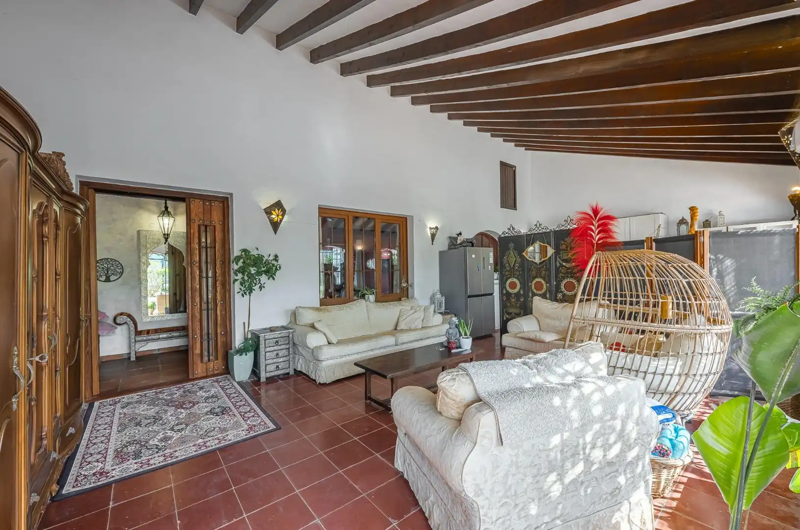 Sala d'estar de Casa o xalet en venda en Mijas amb Aire condicionat, Calefacció i Jardí privat