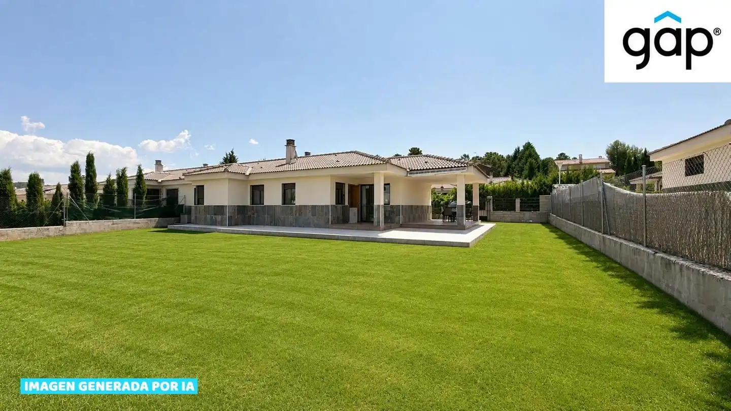 Exterior view of Houses for sale in Arcas del Villar  with Heating, Private garden and Furnished
