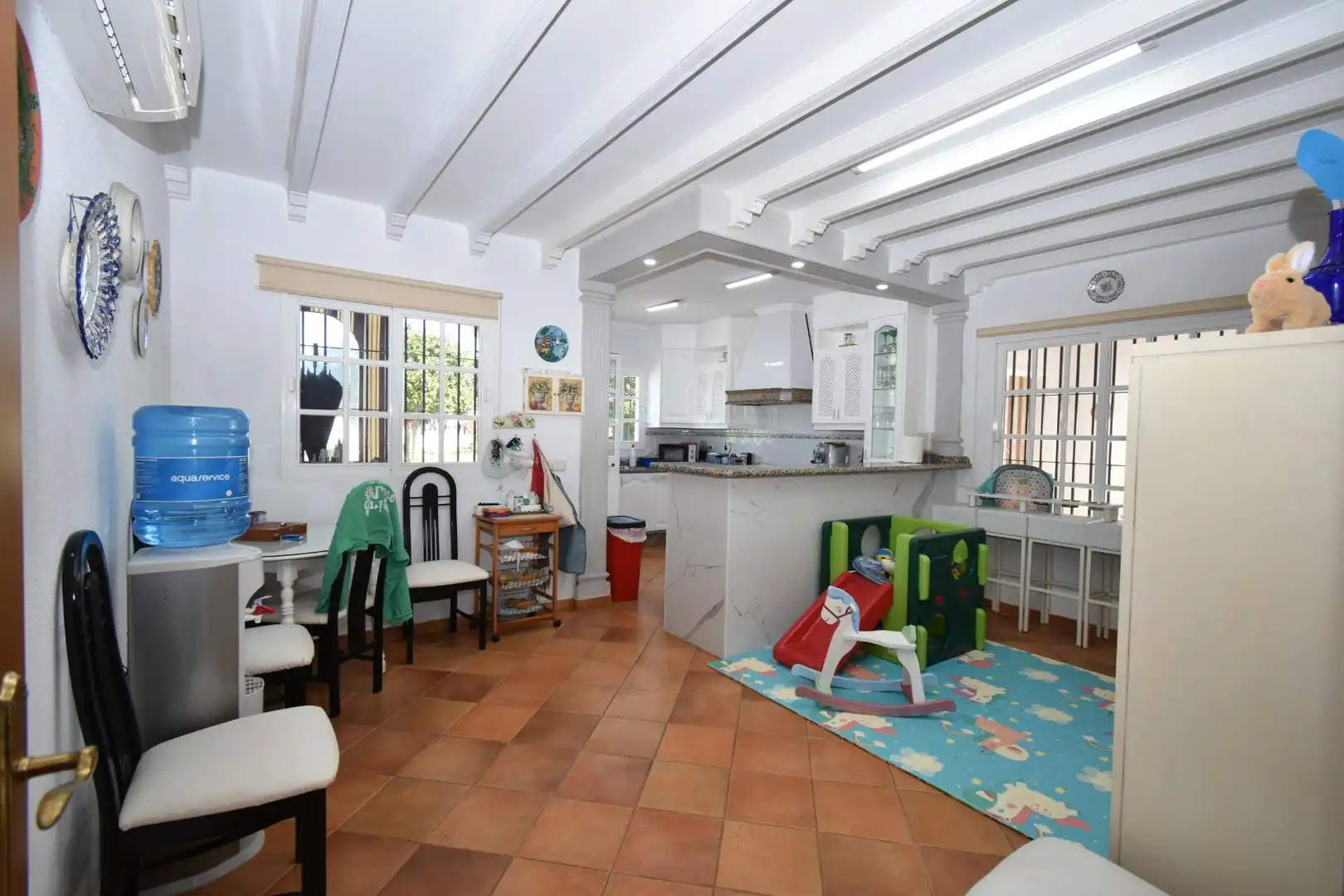 Kitchen of Houses for sale in Chiclana de la Frontera  with Air Conditioner, Heating and Private garden