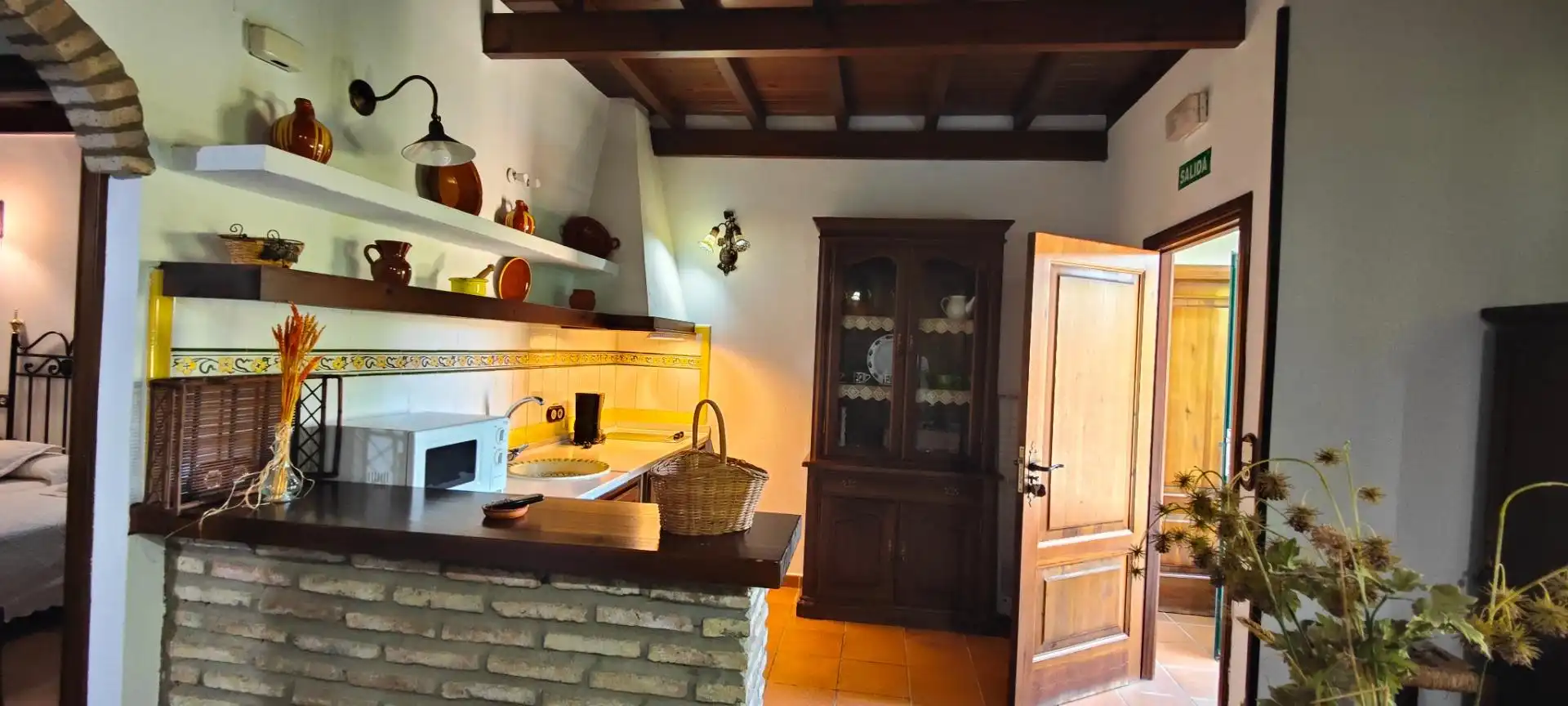 Cocina de Finca rústica en venta en La Lapa con Aire acondicionado, Jardín privado y Terraza