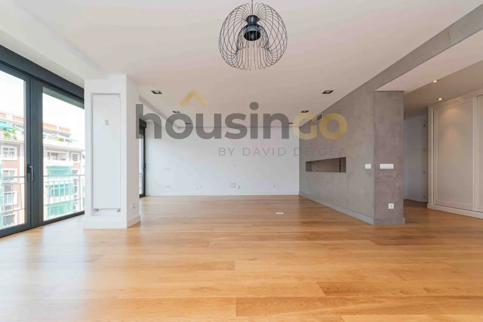 Living room of Flat for rent in Madrid  with Air Conditioner, Heating and Terrace