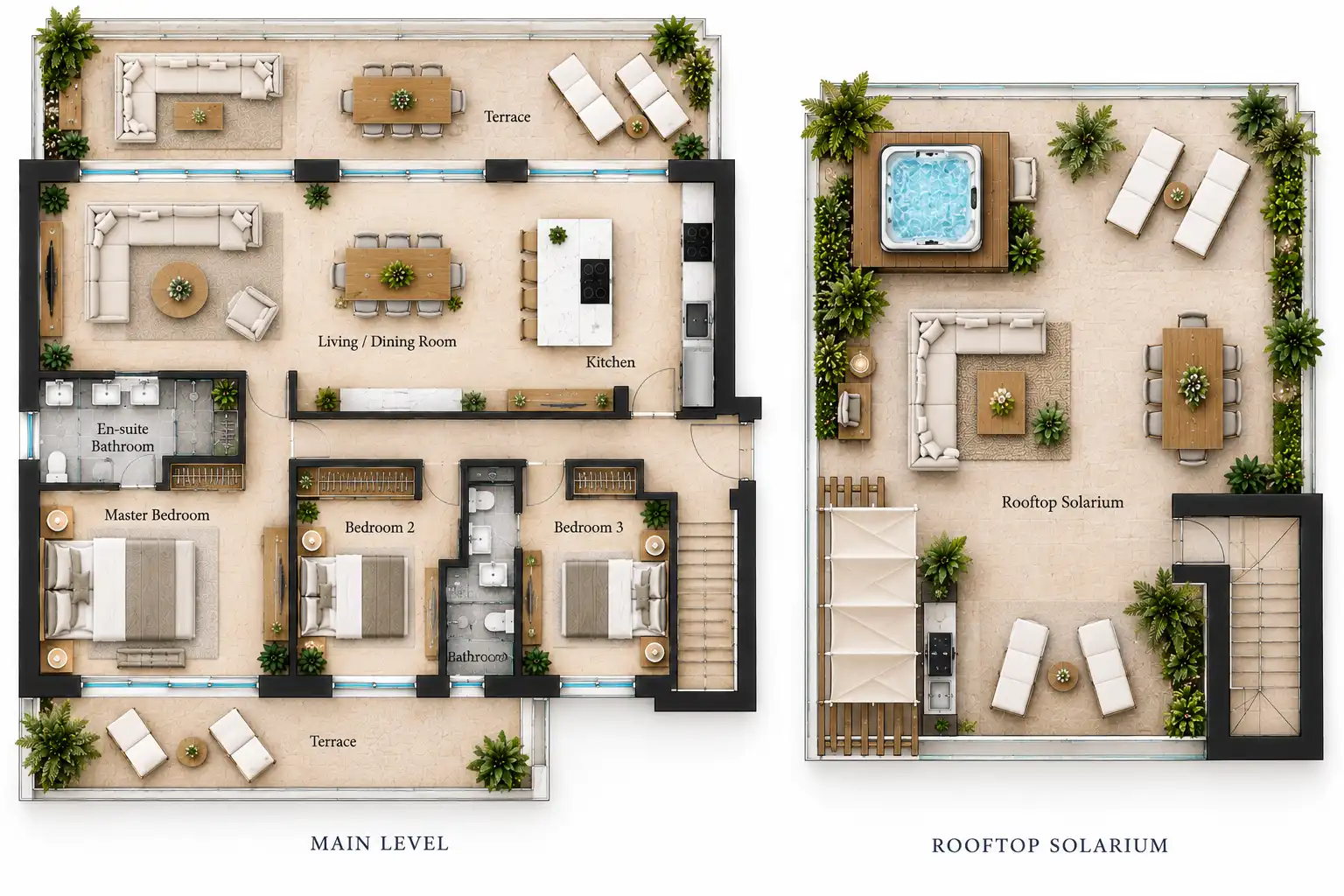 Attique avec piscine à vendre à Doña Julia Golf, imagen 37