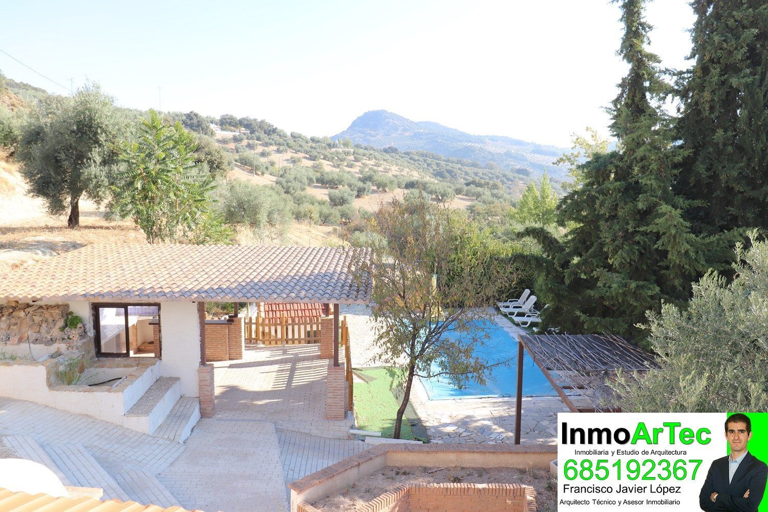 Swimming pool of Country house for sale in Íllora  with Private garden, Terrace and Swimming Pool