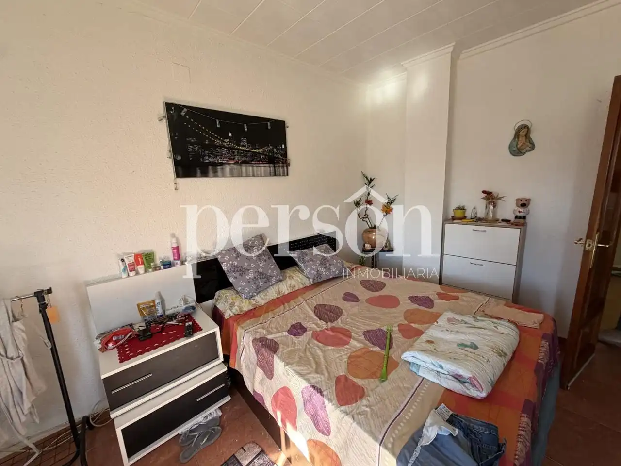 Bedroom of Flat for sale in Sueca  with Air Conditioner and Furnished