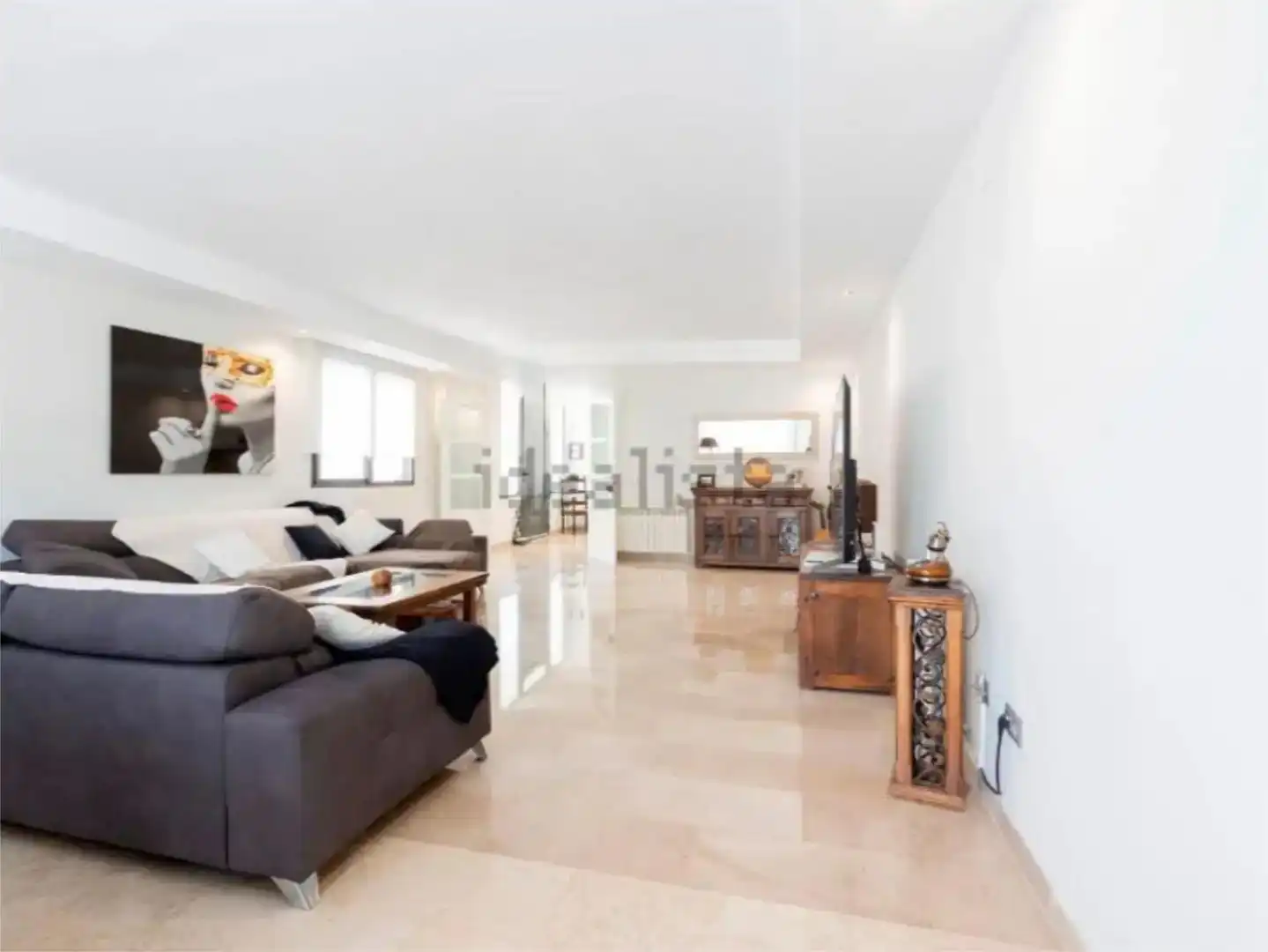 Sala d'estar de Pis en venda en Torrent amb Aire condicionat, Jardí privat i Parquet