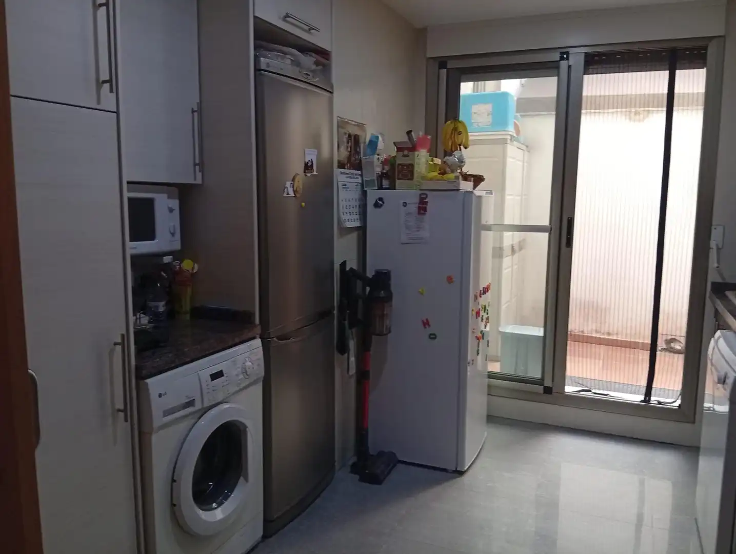 Kitchen of Flat for sale in La Pobla del Duc  with Air Conditioner, Furnished and Community pool