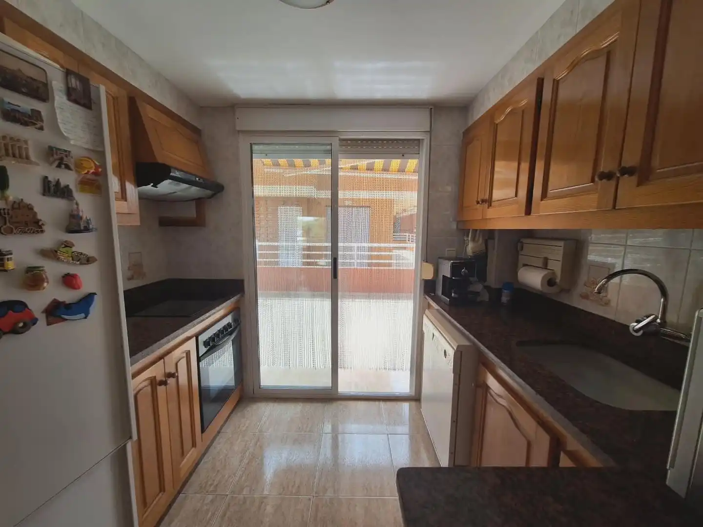 Cocina de Casa adosada en venta en Tavernes de la Valldigna con Aire acondicionado, Terraza y Balcón